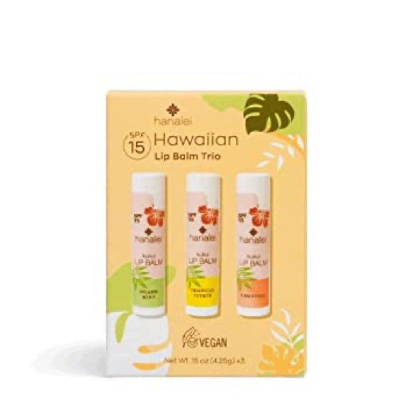 Hanalei Other - Hanalei Hawaiian Lip Balm Trio 🌺